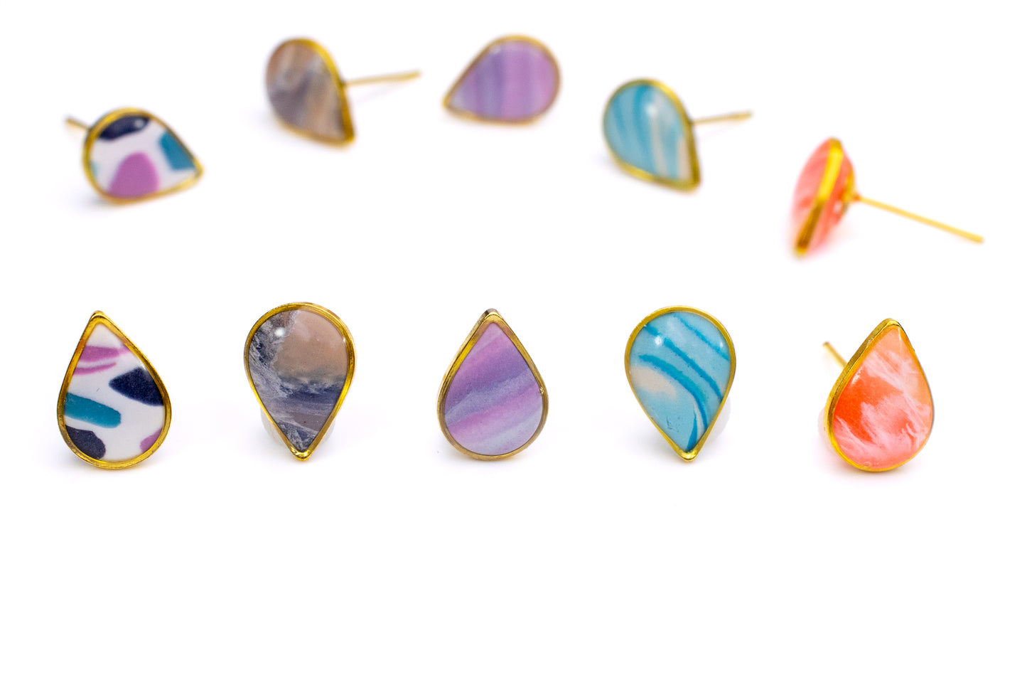 Mini Bezel Studs