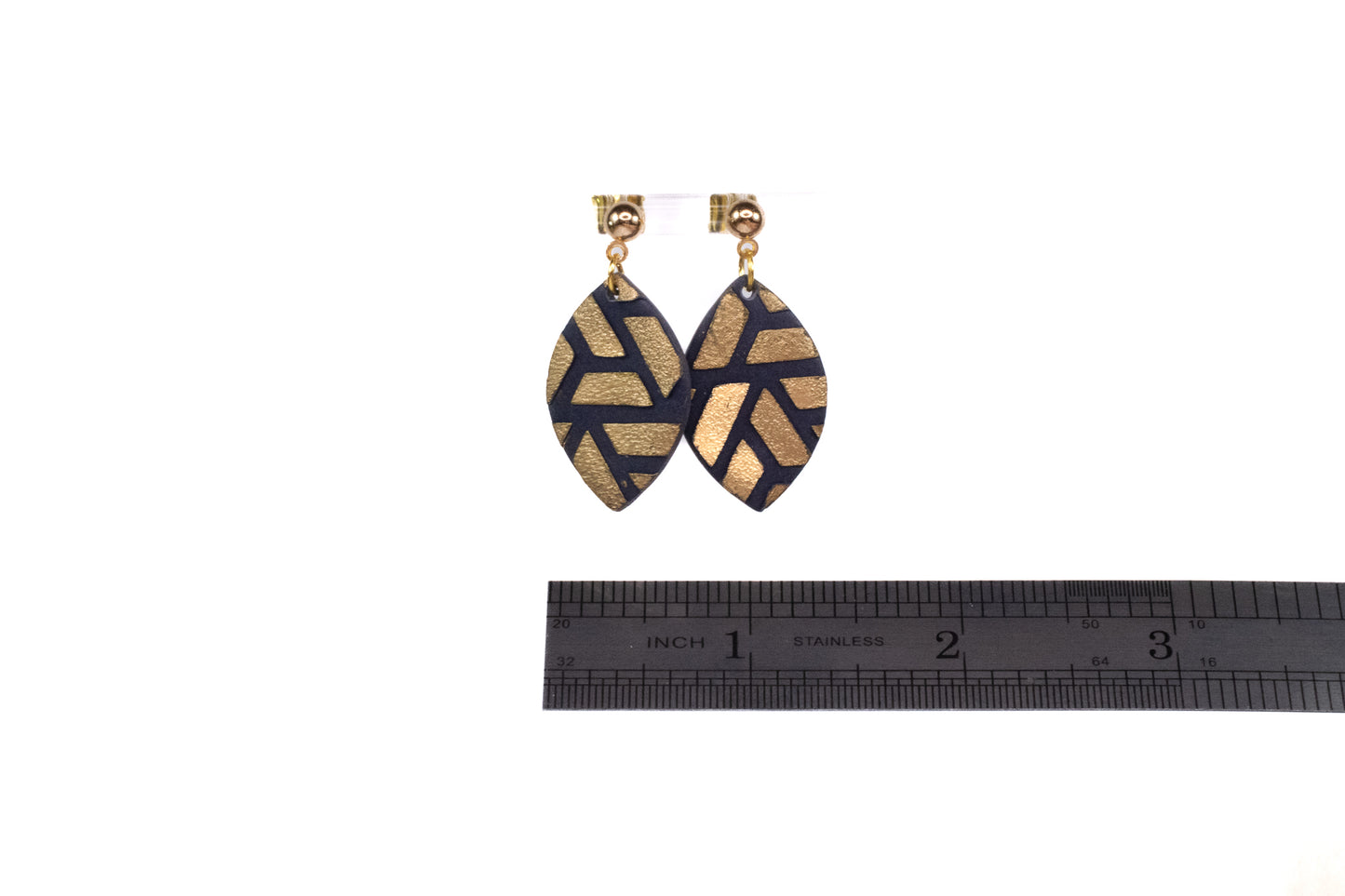 Navy/ Gold Drop