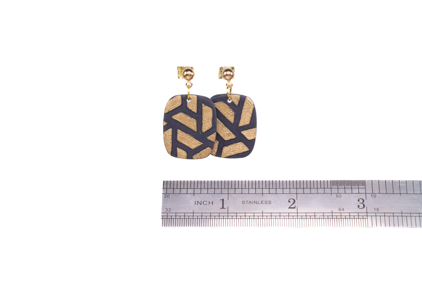 Navy/ Gold Drop