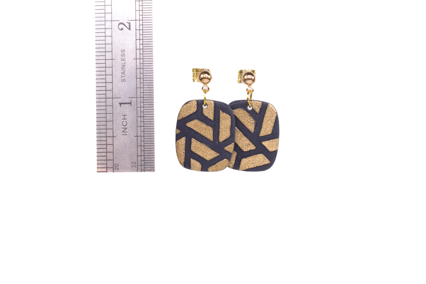 Navy/ Gold Drop
